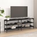 TV-Schrank Schwarz 140x30x50 cm Holzwerkstoff