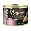 Miamor Dose Feine Filets Naturelle Huhn & Schinken 156 g  (Menge: 12 je Bestelleinheit)