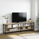 TV-Schrank Sonoma-Eiche 180x30x50 cm Holzwerkstoff und Metall