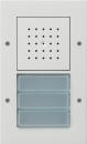 Gira 126766 Türstation AP 3fach, Türkommunikations-Systeme, Reinweiß