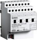Gira 104500 KNX Schaltaktor 4fach 16 A mit Handbetätigung und Strommessung für C-Lasten