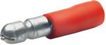 ARDEBO.de Klauke 1020 Rundstecker isoliert, 0,5-1 mm², rot, 100 Stck.