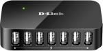 D-Link 7-Port USB 2.0 Hub, Schnellladeanschluss (DUB-H7)