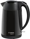 Bosch TWK3P423 Wasserkocher, 2400W, 1,7L, Einfach zu reinigen, Einfache Befüllung, Anti-Rutsch-Füße, schwarz