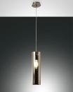 Fabas Luce Sintesi Pendelleuchte, 60W, E27, grau transparent (3480-40-126)