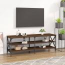 TV-Schrank Braun Eichen-Optik 140x40x50 cm Holzwerkstoff