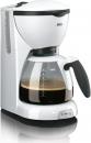 Braun KF 520/1 CaféHouse Pure Aroma Filterkaffeemaschine, 10 Tassen, 1000W, weiß