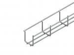 Niedax GRS 60.060 E3 Mini-Gitterrinne, U-förmig, 60x60x3000 mm, Draht-Ø 4,5 mm, Edelsta (Menge: 3 m je Bestelleinheit)