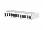 Metz Connect 130861-1202-E Modul AP-Gehäuse 12 Port reinweiß, unbestückt