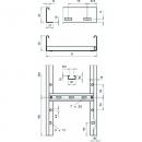 Obo Bettermann LG 620 VS 3 FT Kabelleiter gelocht, mit VS Sprosse 60x200x3000, St, FT (Menge: 3 m je Bestelleinheit)