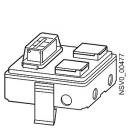 Siemens BVP:660870 BD2-AK1/2SD163FIA161 ABGANGSKASTEN 16A / 1 X 1 POLIG MCB(B)+ 2-POLIG 