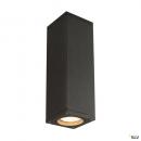 ARDEBO.de - 229535 THEO UP/DOWN, Outdoor Wandleuchte, QPAR51, IP44, eckig, up/down, anthrazi