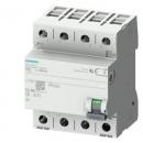 Siemens 5SV3647-4 FI-Schutzschalter, 4-polig, Typ B, kurzzeitverzögert, In: 80 A, 300 mA