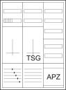 ARDEBO.de - ZSD-ZTV-1100/APZ Zähler-Komplettschrank für 3-Punktbefestigung, ohne Bestückung