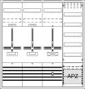 Striebel & John DA47BH DA47BH Komplettschrank, AP Dreipunkt, A47 2Z1S1V5A2