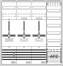 Striebel & John DA47GH DA47GH Komplettschrank, AP Dreipunkt, A47 2Z1S1V5A2