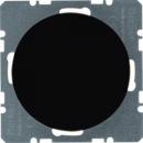 Berker 10092045 Blindverschluss mit Zentralstück, R.1/R.3, schwarz glänzend