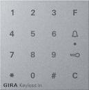 Gira 851326 Aufsatz Codetastatur Keyless In, System 55, aluminium