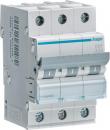 Hager MCN340 Leitungsschutzschalter 3-Polig, 6kA, C-Charakteristik, 40A, 3 Module