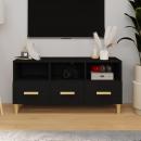 TV-Schrank Schwarz 102x36x50 cm Holzwerkstoff