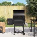 Pelletgrill mit Ablage Schwarz 94 cm Eisen