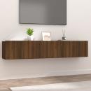 TV-Schränke 2 Stk. Braun Eichen-Optik 80x30x30 cm Holzwerkstoff