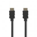 High Speed ??HDMI ? Kabel mit Ethernet | HDMI? Stecker | HDMI? Stecker | 4K@30Hz | 18 Gbps | 40.0 m | Rund | PVC | Schwarz | Aufhänger