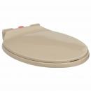 Toilettensitz mit Absenkautomatik Quick-Release Beige Oval