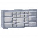 Multi-Schubladen-Organizer mit 22 Schubladen 49x16x25,5 cm 