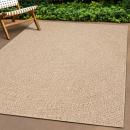 Teppich ZIZUR 160x230 cm Jute-Optik Indoor und Outdoor