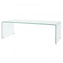 Couchtisch Hartglas 98x45x30 cm Transparent