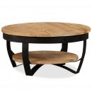 Couchtisch Raues Massives Mangoholz 65x32 cm