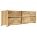 TV-Schrank Massivholz Mango 110x30x40 cm