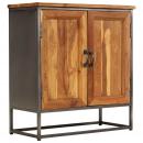 Sideboard Recyceltes Teak und Stahl 65 x 30 x 70 cm