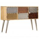 Sideboard 120 x 30 x 75 cm Massivholz Mango