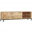 TV-Schrank 145 x 30 x 41 cm Mango-Massivholz