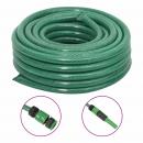 Gartenschlauch mit Kupplung-Set Grün 0,75" 30 m PVC