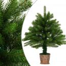 Künstlicher Weihnachtsbaum Naturgetreue Nadeln 65 cm Grün