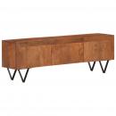 TV-Schrank 140x30x46 cm Massivholz Mango