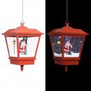 Weihnachts-Hängelampe LED-Licht und Weihnachtsmann Rot 27×27×45