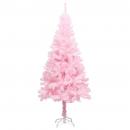 Künstlicher Weihnachtsbaum mit Ständer Rosa 150 cm PVC