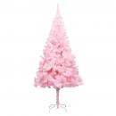 Künstlicher Weihnachtsbaum mit Ständer Rosa 210 cm PVC