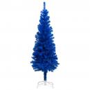 Künstlicher Weihnachtsbaum mit Ständer Blau 180 cm PVC