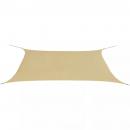 Sonnensegel Oxford-Gewebe Rechteckig 4x6 m Beige 