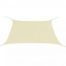 Sonnensegel Oxford-Gewebe Quadratisch 3,6x3,6 m Creme 