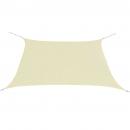 Sonnensegel Oxford-Gewebe Quadratisch 2x2 m Creme