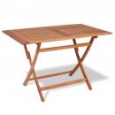 Gartentisch Klappbar 120x70x75 cm Massivholz Teak