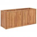 Garten-Hochbeet 150 x 50 x 70 cm Massivholz Teak