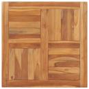 Tischplatte Massivholz Teak 70×70×2,5 cm 