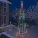 Weihnachtsbaum in Kegelform 752 LEDs Bunt 160x500 cm